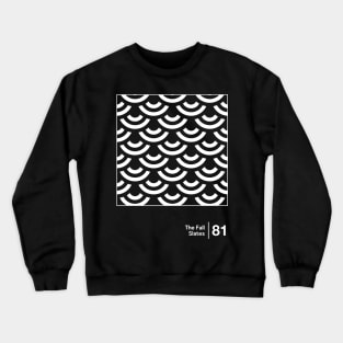 Slates - Minimal Style Graphic Artwork Design Crewneck Sweatshirt